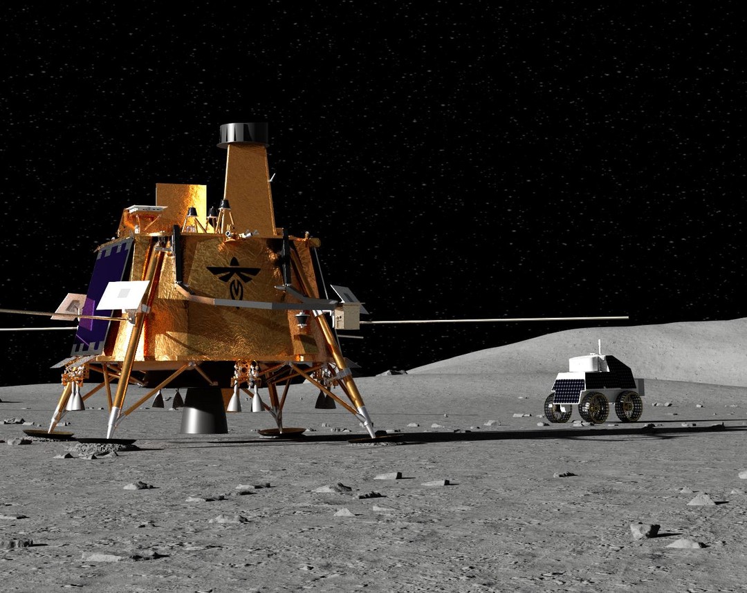 Foto lander Blue Ghost e rover.jpg - {Foto lander Blue Ghost e rover.jpg} - [76434]